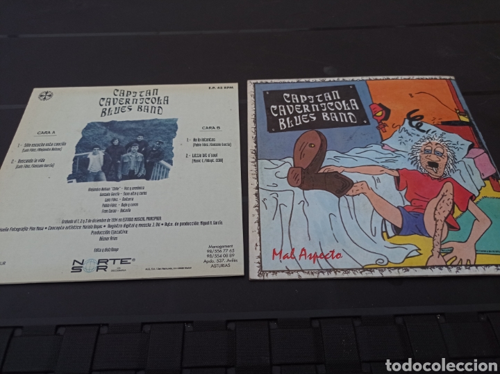 Discos de vinilo: FIRMADOS. CAPITAN CAVERNICOLA BLUES BAND. - Foto 4