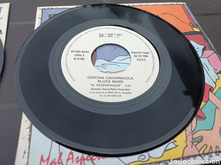 Discos de vinilo: FIRMADOS. CAPITAN CAVERNICOLA BLUES BAND. - Foto 6
