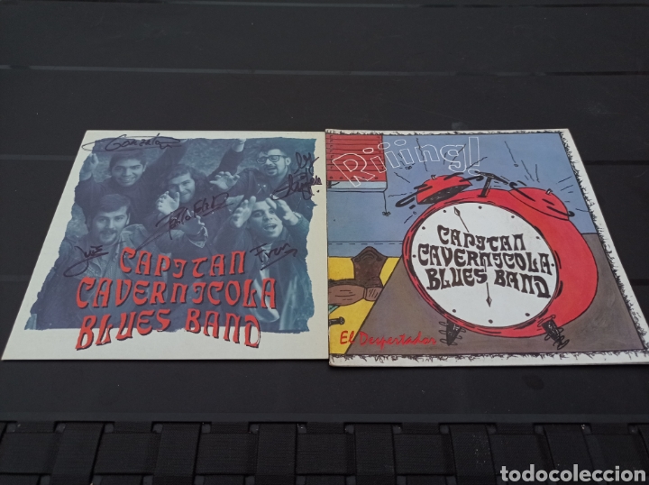 Discos de vinilo: FIRMADOS. CAPITAN CAVERNICOLA BLUES BAND. - Foto 1