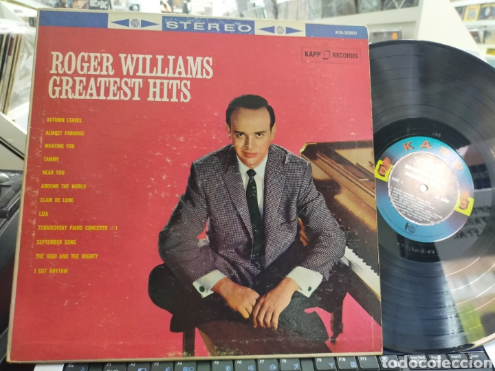Discos de vinilo: Roger Williams lp greatest hits u.s.a. - Foto 1