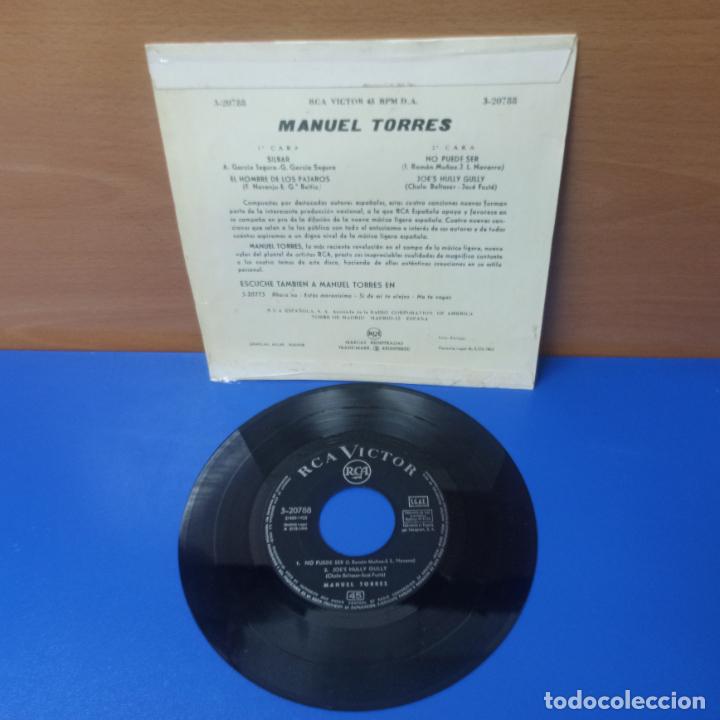 Discos de vinilo: SINGLE DISCO DE VINILO - MANUEL TORRES - NO PUEDE SER - 1964 - Foto 2