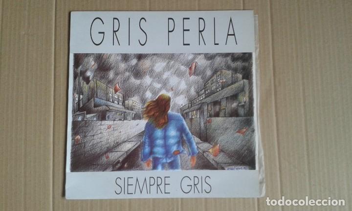 Discos de vinilo: GRIS PERLA - SIEMPRE GRIS LP 1990 HARD ROCK - Foto 1