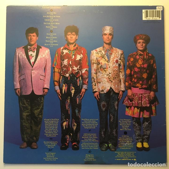 Discos de vinilo: Talking Heads &lrm;&ndash; Little Creatures, Canada 1985 Sire* - Foto 2