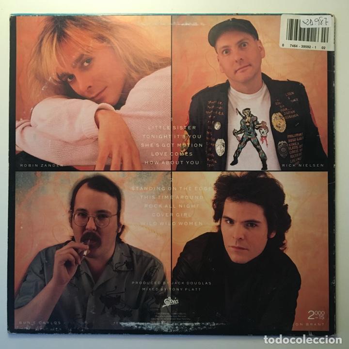 Discos de vinilo: Cheap Trick &lrm;&ndash; Standing On The Edge, US 1985 Epic - Foto 2