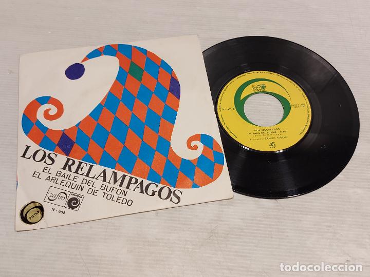 Discos de vinilo: LOS RELÁMPAGOS / EL BAILE DEL BUFÓN-EL ARLEQUÍN DE TOLEDO / SINGLE - ZAFIRO-1967 / MBC. ***/*** - Foto 1 - 283001083