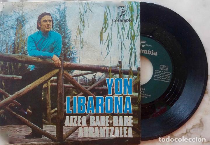 Discos de vinilo: YON LIBARONA. AIZEA BARE - BARE. SINGLE ESPA&Ntilde;A 1969 - Foto 1