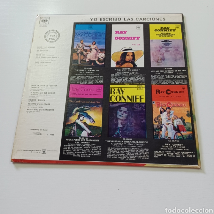 Discos de vinilo: RAY CONNIFF - I WRITE THE SONGS - Foto 2