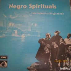 Discos de vinilo: THE GOLDEN GATE QUARTET - NEGRO SPIRITUALS LP - EDFICVION ESPAÑOL - EMI / LA VOS DE SU AMO 1982 -. Lote 283046073