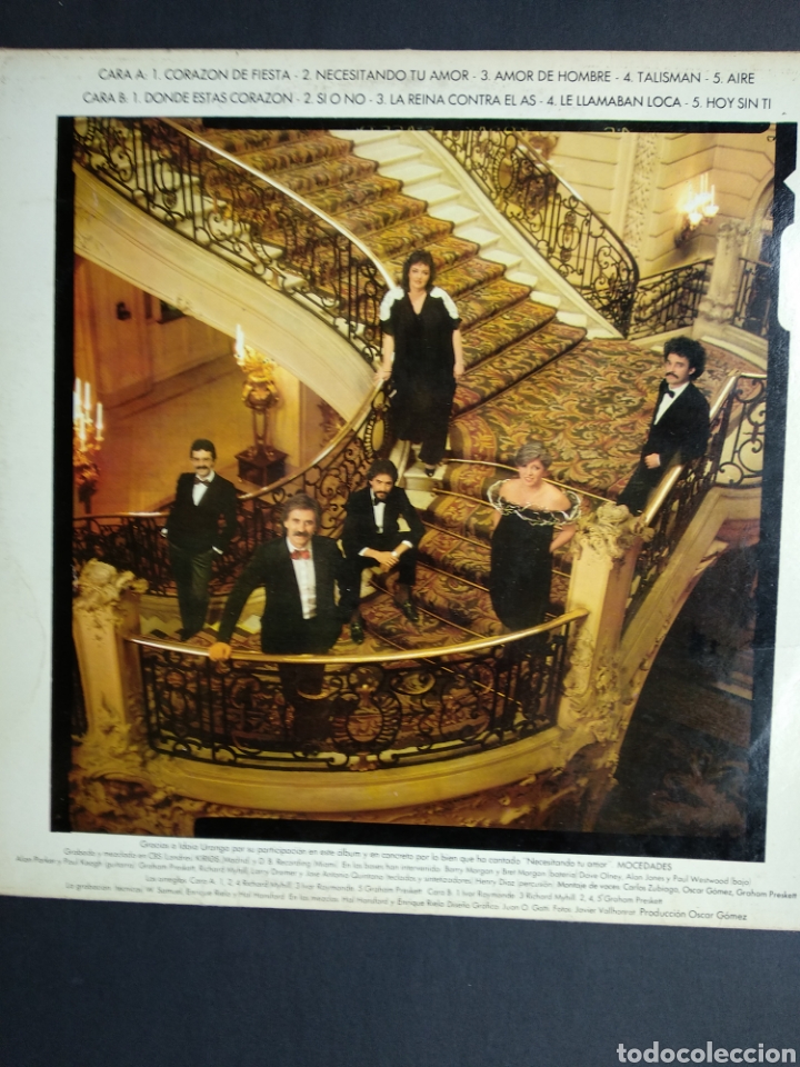Discos de vinilo: *MOCEDADES, AMOR DE HOMBRE, 1982. A1 - Foto 2