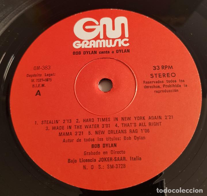 Discos de vinilo: BOB DYLAN - CANTA A DYLAN - Foto 3