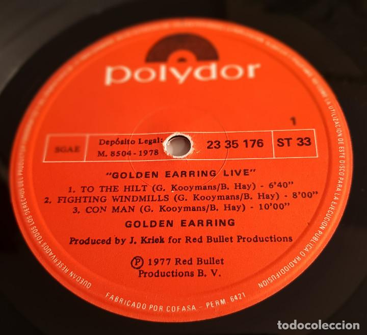 Discos de vinilo: GOLDEN EARRING LIVE - Foto 4