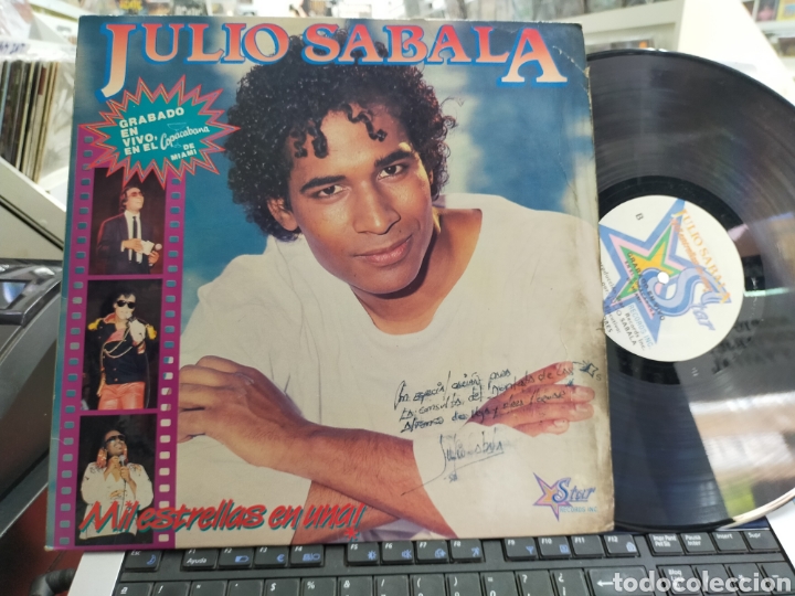 Disques de vinyle: Julio Sabala lp mil estrellas en una firmado por el