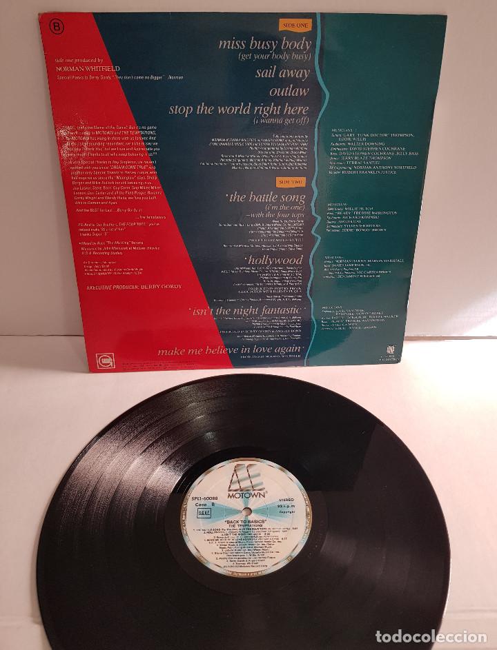 Discos de vinilo: THE TEMPTATIONS - BACK TO BASICS - Foto 2