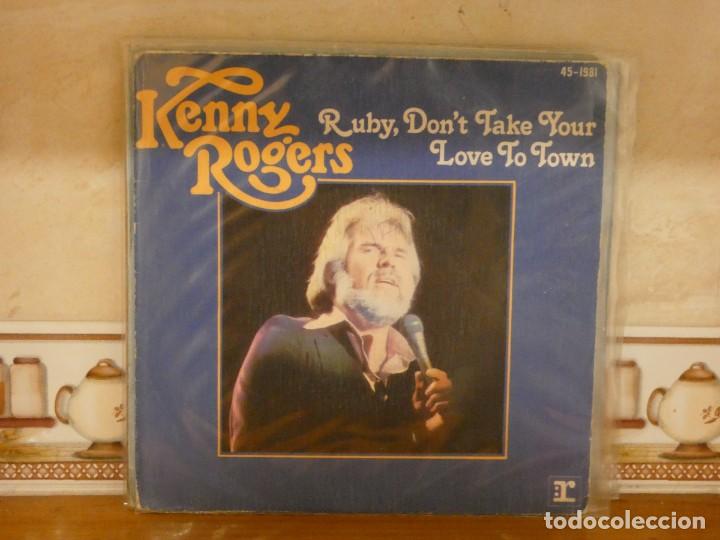 Discos de vinilo: DISCO 7 PULGADAS KENNY ROGERS RUBY DONT TAKE YOUR LOVE - Foto 1