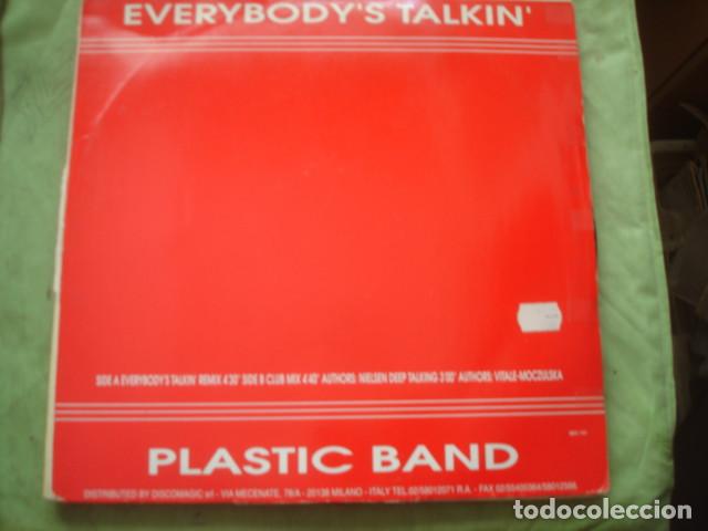 Discos de vinilo: Plastic Band Everybodys Talkin (Remix) - Foto 1