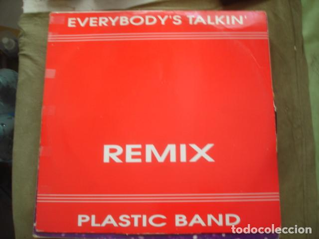 Discos de vinilo: Plastic Band Everybodys Talkin (Remix) - Foto 2