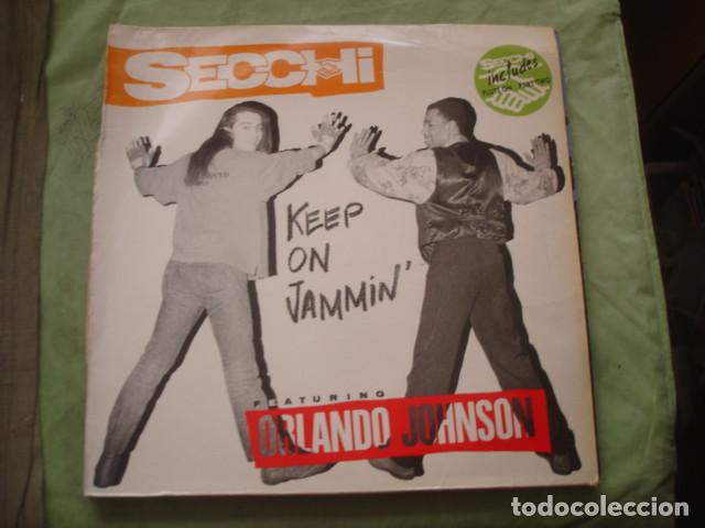 Discos de vinilo: Secchi Featuring Orlando Johnson Keep On Jammin - Foto 1