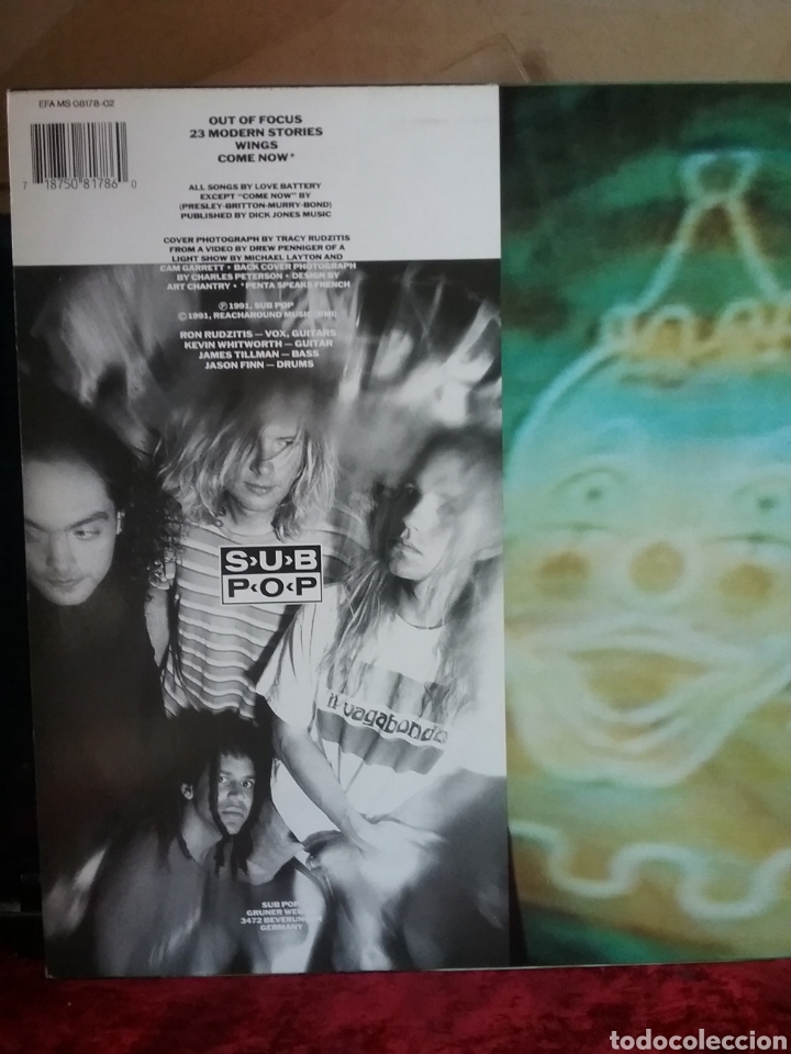 Discos de vinilo: LOVE BATTERY 1992 Sub-Pop 12&rdquo; - Foto 2