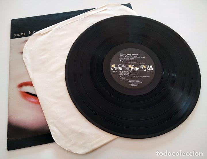Discos de vinilo: VINILO LP DE SAM BROWN. STOP!. 1988. - Foto 4