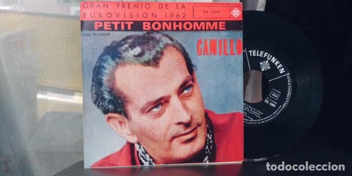 CAMILLO-EP PETIT BONHOMME +3-EUROVISION 1962-NUEVO (Música - Discos de Vinilo - EPs - Festival de Eurovisión	)