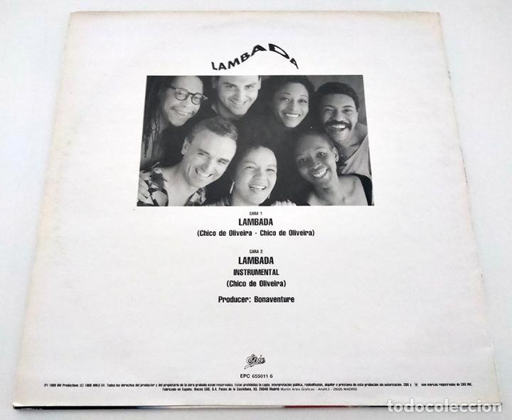 Discos de vinilo: VINILO MAXI SINGLE DE KAOMA. LAMBADA. 1989. - Foto 2
