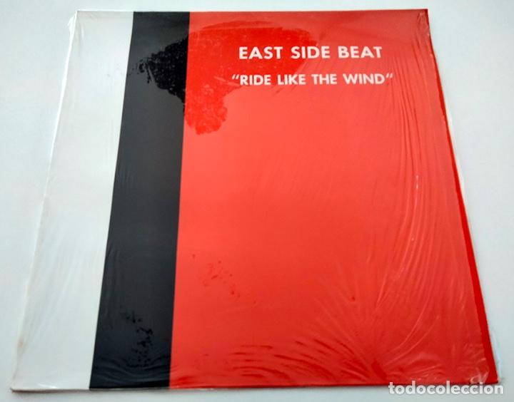 VINILO MAXI SINGLE DE EAST SIDE BEAT. RIDE LIKE THE WIND. 1993. (Música - Discos de Vinilo - Maxi Singles - Pop - Rock Internacional de los 90 a la actualidad)