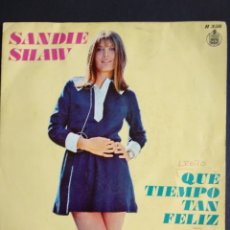Discos de vinilo: *SANDIE SHAW, QUE TIEMPO TAN FELIZ, 1968. Lote 283209548