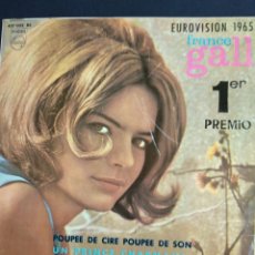 Discos de vinilo: FRANCE GALL, POUPE DE CIRE POUPE DE SON, 1965. Lote 283210168