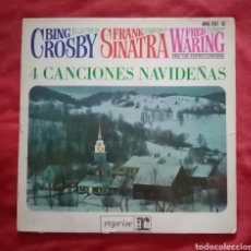 Discos de vinilo: 1964 ANTIGUO VINILO 7” 45RPM, EP. BING CROSBY - FRANK SINATRA - FRED WARING AND THE PENNSYLVANIANS..