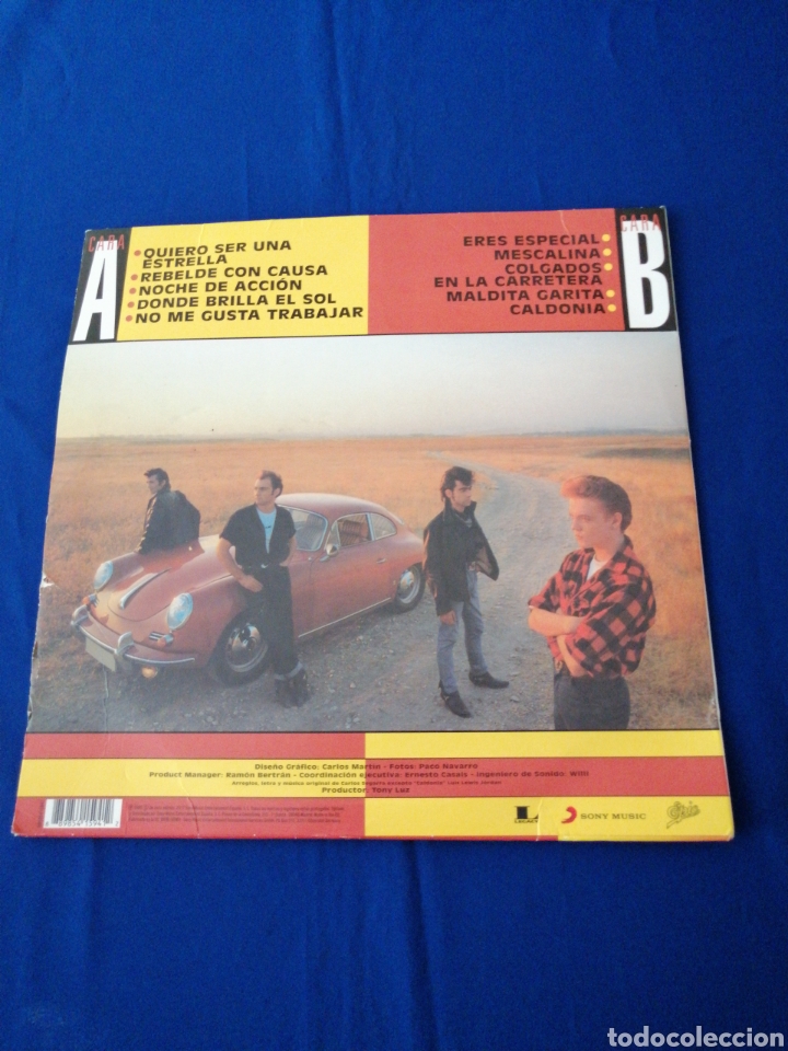 Discos de vinilo: LOS REBELDES - REBELDES CON CAUSA - Foto 2