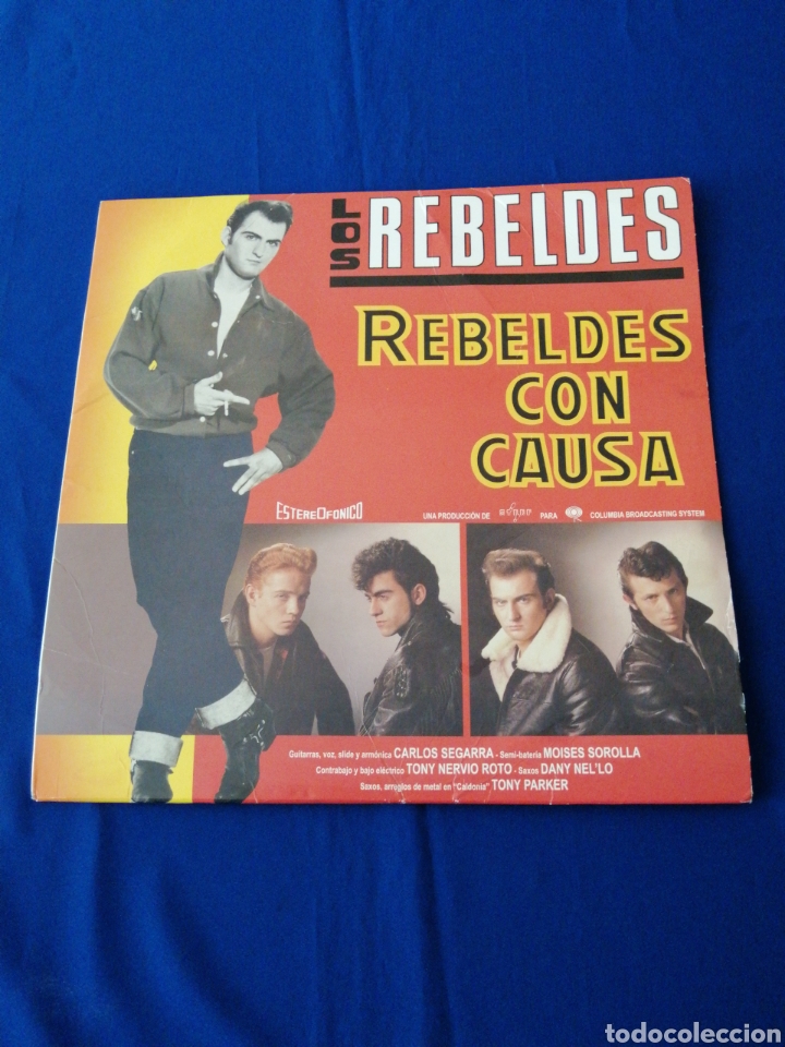 Discos de vinilo: LOS REBELDES - REBELDES CON CAUSA - Foto 1