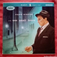 Discos de vinilo: 1955 ANTIGUO VINILO 7 ”45 RPM EP ITALIA FRANK SINATRA - IN THE WEE SMALL HOURS, PART 1