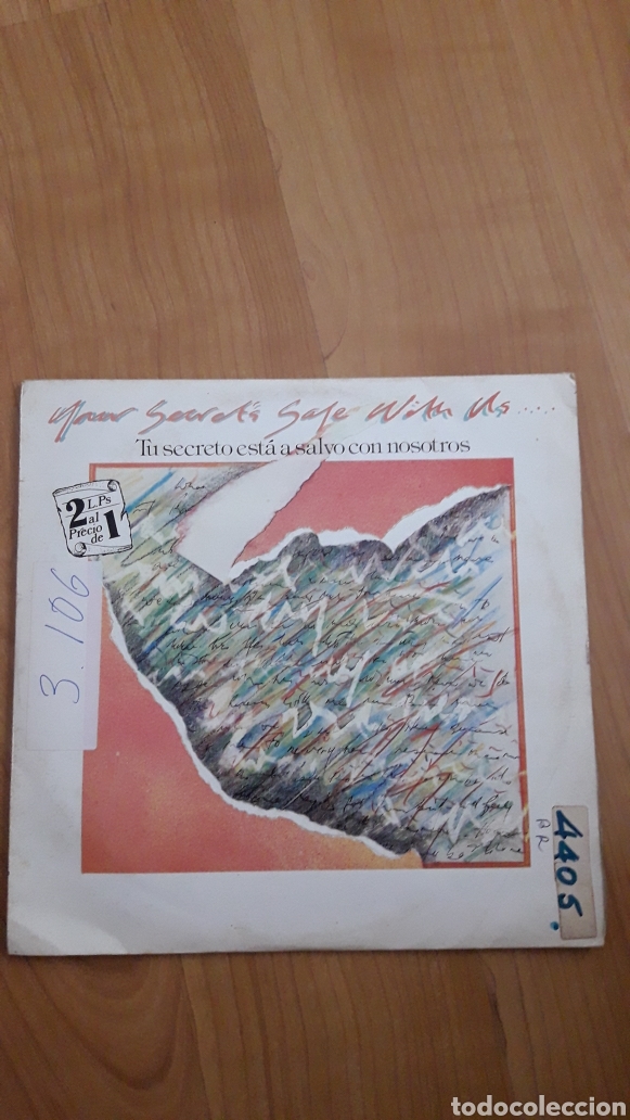 Vinyl-Schallplatten: DOBLE LP TU SECRETO EST&Aacute; A SALVO CON NOSOTROS. YOUR SECRET'S SAFE WITH US