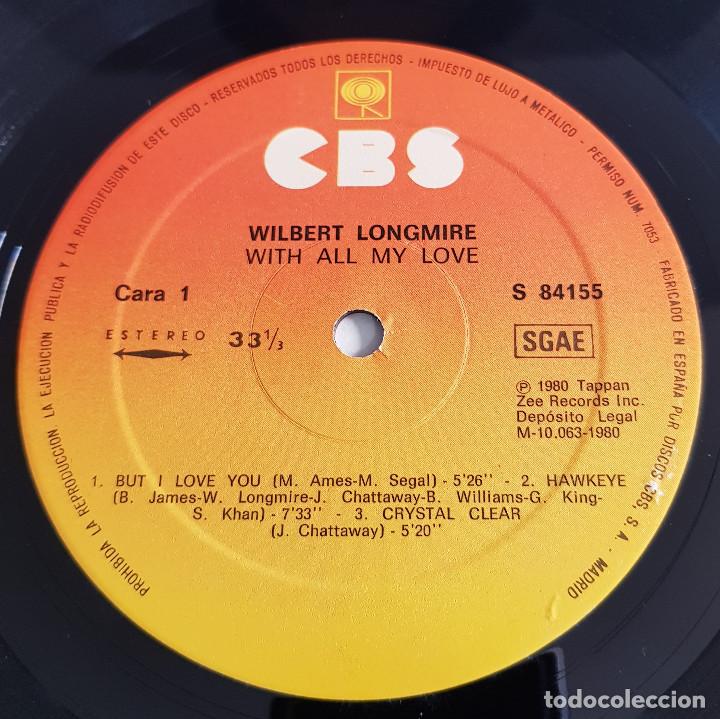 Discos de vinilo: WILBERT LONGMIRE - WITH ALL MY LOVE - Foto 2