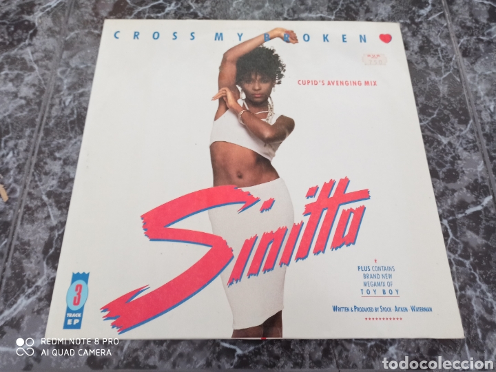 Discos de vinilo: Sinitta - Cross My Broken Heart (12&rdquo;, Maxi) - Foto 1
