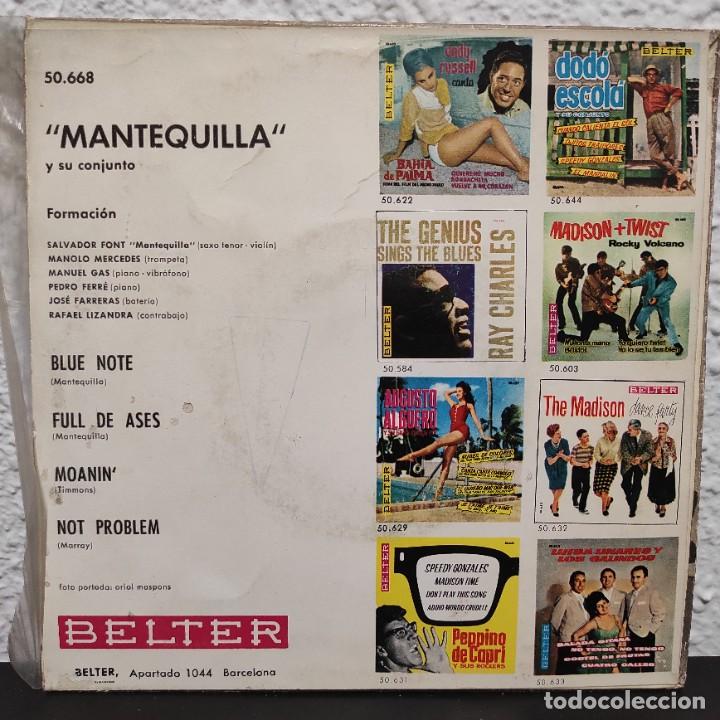 Discos de vinilo: MANTEQUILLA Y SU CONJUNTO - MOANIN &middot; NOT PROBLEM &middot; BLUE NOTE &middot; 7&rdquo; EP SPAIN 1963 - Foto 2