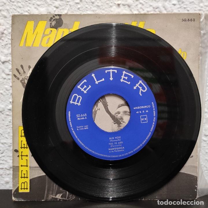 Discos de vinilo: MANTEQUILLA Y SU CONJUNTO - MOANIN &middot; NOT PROBLEM &middot; BLUE NOTE &middot; 7&rdquo; EP SPAIN 1963 - Foto 3