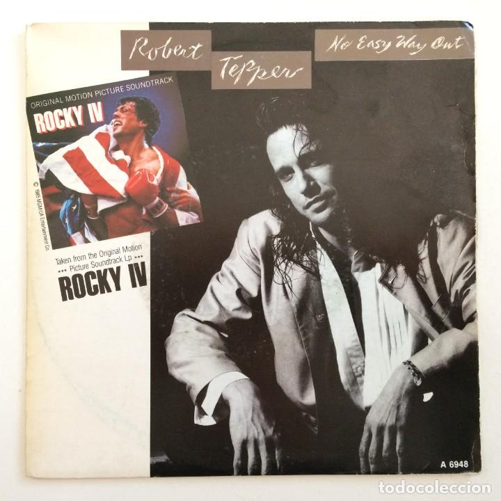 Discos de vinilo: Robert Tepper &ndash; No Easy Way Out / Domination Holanda,1986 - Foto 1