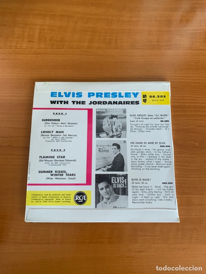Discos de vinilo: Elvis Presley - Surrender - Foto 2