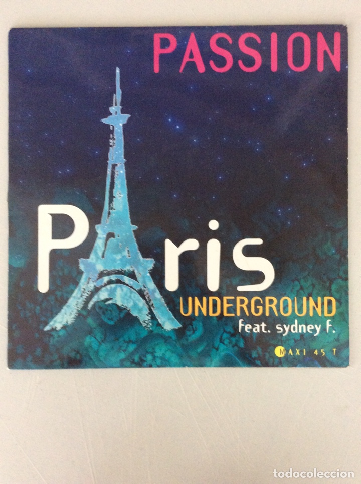 Discos de vinilo: Passion. Paris underground feat Sydney F - Foto 1