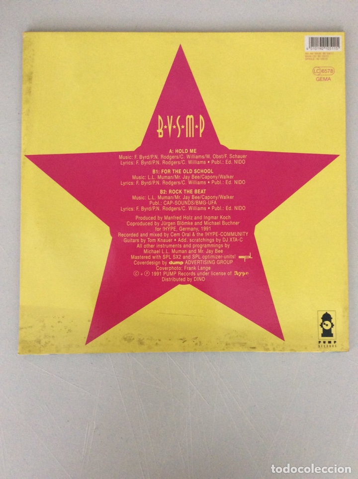 Discos de vinilo: Hold me B V S M P - Foto 2