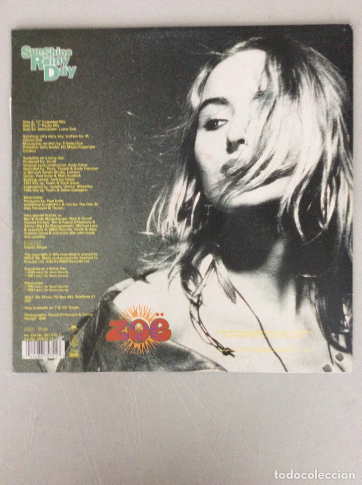 Discos de vinilo: Sunshine on a Rainy Day. Zoe - Foto 2
