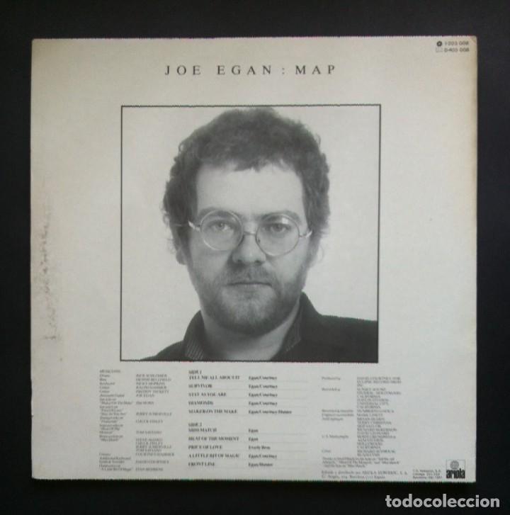 Discos de vinilo: JOE EGAN - Map - LP ESPA&Ntilde;OL 1981 - ARIOLA - Foto 2