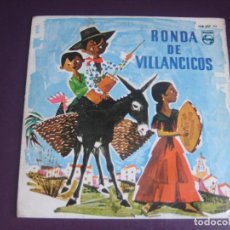 Discos de vinilo: RONDA DE VILLANCICOS EP PHILIPS 1961 RONDALLA PARROQUIA SAN LORENZO - CORDOBA - PORTADA BORT. Lote 283665433