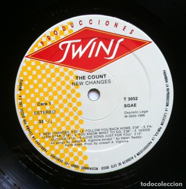 Discos de vinilo: THE COUNT - New Changes - LP ESPA&Ntilde;OL 1986 - TWINS - Foto 3