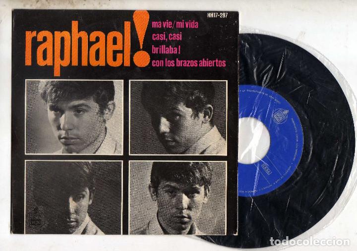 Discos de vinilo: RAPHAEL MA VIE / MI VIDA SINGLE 1964 - Foto 1