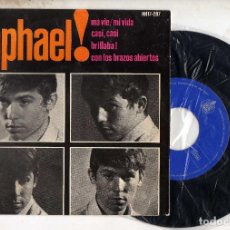 Discos de vinilo: RAPHAEL MA VIE / MI VIDA SINGLE 1964