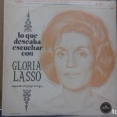 Discos de vinilo: GLORIA LASSO .LP EDITADO EN MÉXICO. Lote 283713513