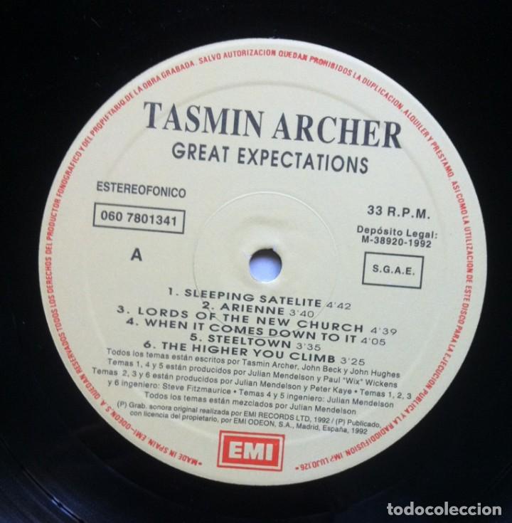 Discos de vinilo: TASMIN ARCHER - Great Expectations - LP ESPA&Ntilde;OL 1992 - EMI - Foto 3