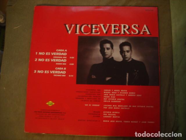 Discos de vinilo: Viceversa No Es Verdad - Foto 2